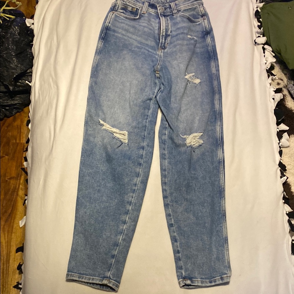 Arizona Jean Company High Rise Light Blue Jeans